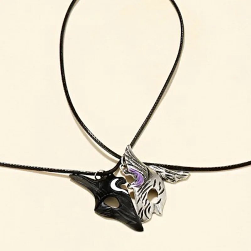 게임 리그 리뎀션 코스프레 목걸이 LOL 킨드레드 펜던트 커플 이터널 오브 레전드 헌터즈 남녀 주얼리 선물 액세서리