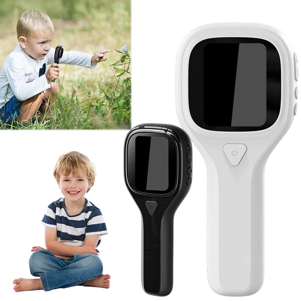 Microscópio 500X para crianças, tela IPS de 2 polegadas, lupa digital portátil, microscópio com 6 luzes LED para adultos e crianças