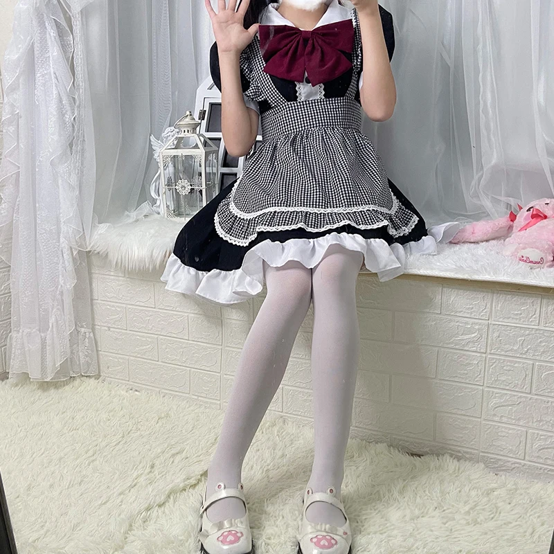 Robe de femme de chambre douce et fraîche Anime japonais, Cosplay Performance, GelLolita, Café