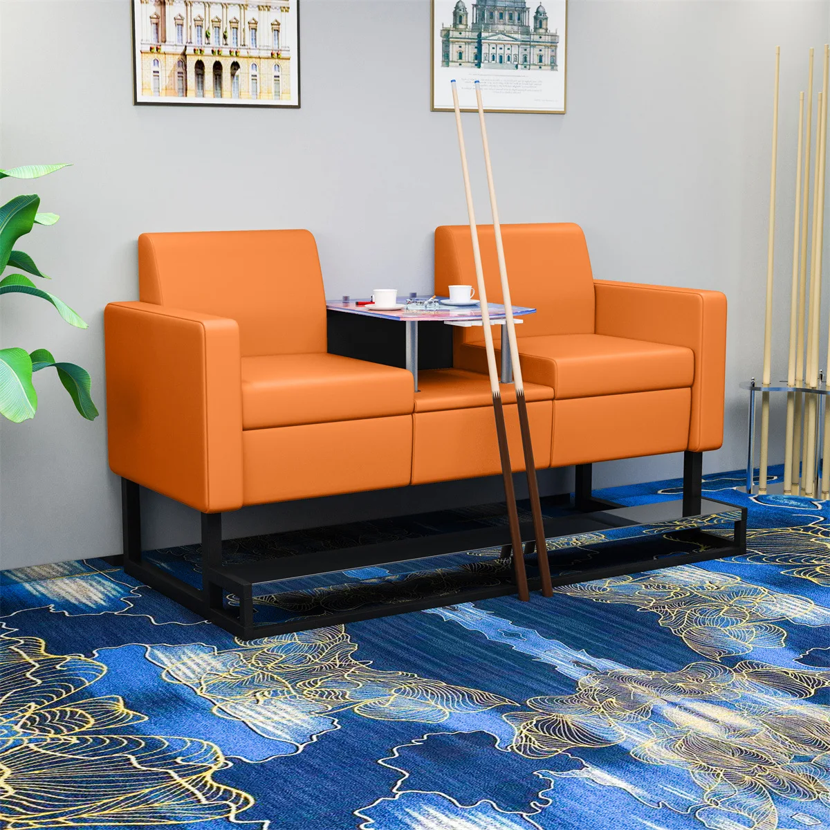 Silla de bola, sofá de sala de billar, sedentaria y cómoda.