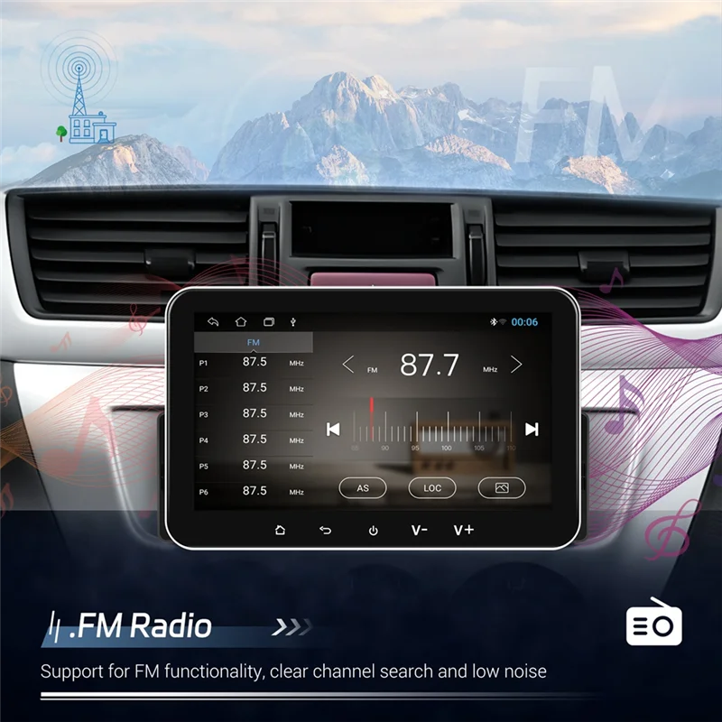 

7Inch For Android 2G+32G Car Radio 1 Din Multimedia Player Wireless Carplay Android Auto WIFI Bluetooth FM Car Stereo
