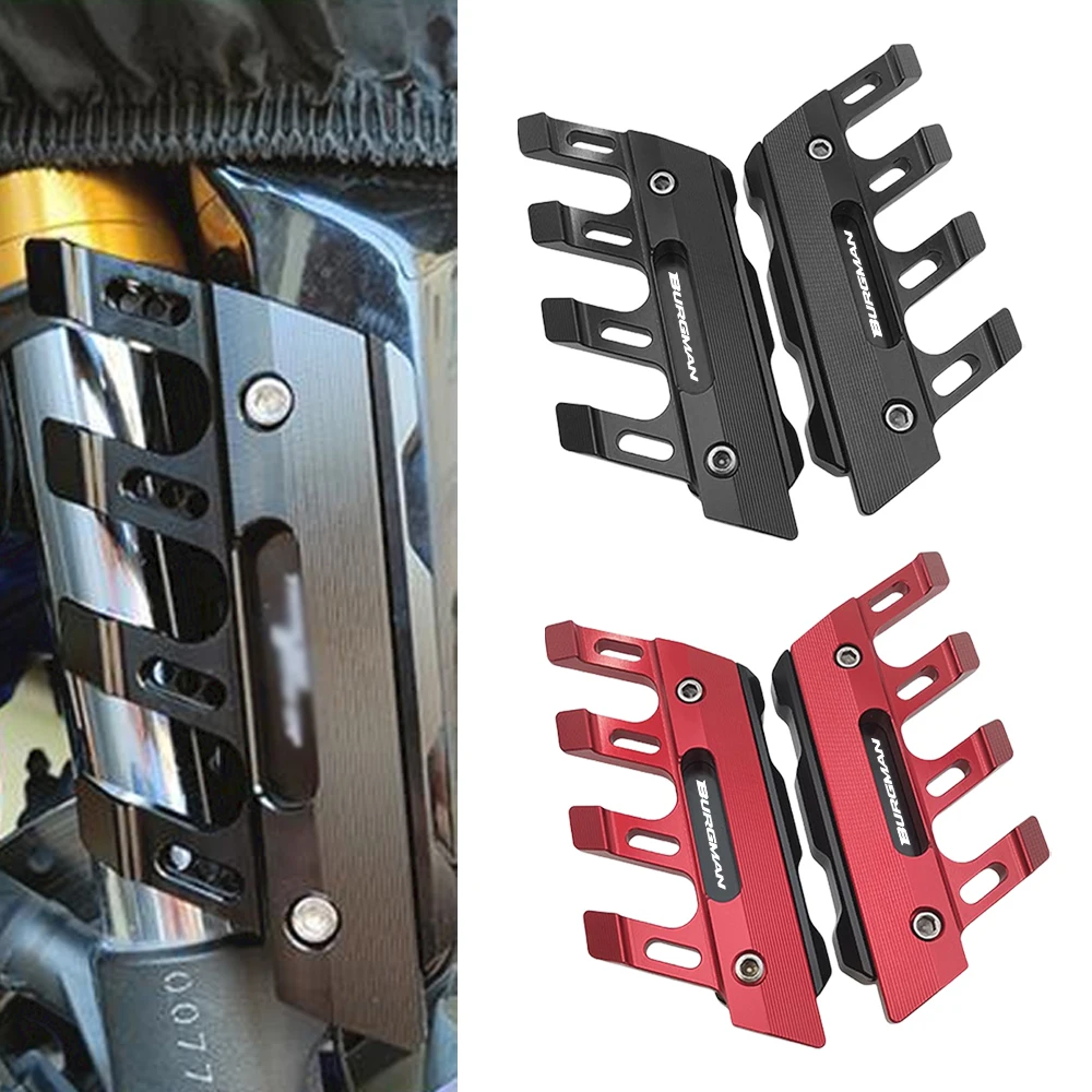 

Motorcycle Fender Front Fork Protector Fender Anti-falling Cover Slider Guard Fit For Suzuki Burgman 650 125 150 200 250 400