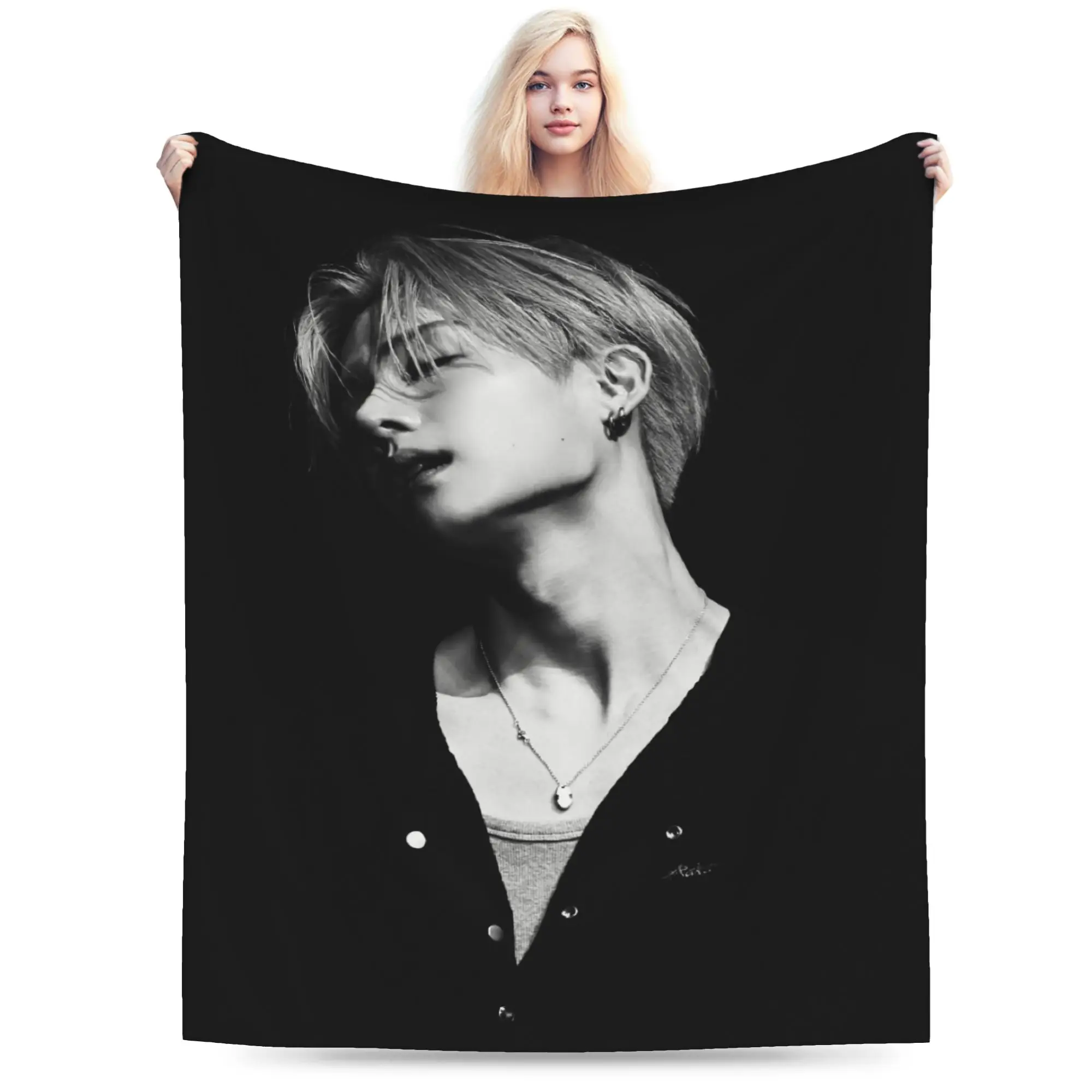 Ald1 Members Warm Comfy Blankets  Print Travel Office Throw Blanket Bedroom Flannel Bedspread Sofa Bed Cover