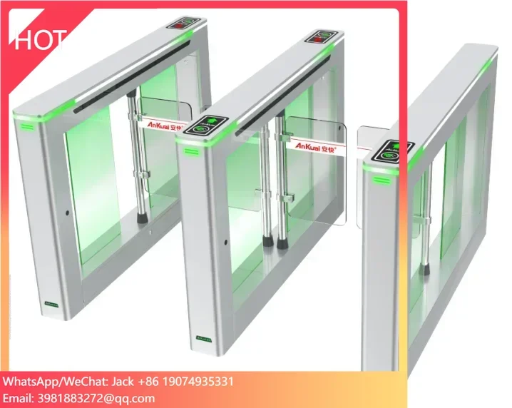 

Pedestrian Access Controller Automatic Sliding Barrier Turnstile Speed Gate