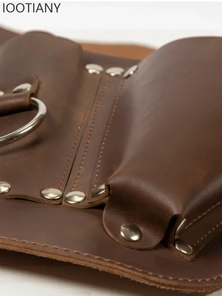 КосплейНовая средневековая Ренессансная винтажная карманная сумка из искусственной кожи коричневого цвета через плечо унисекс сумка на ремне рыцарская сумка для ролевых игр Acc