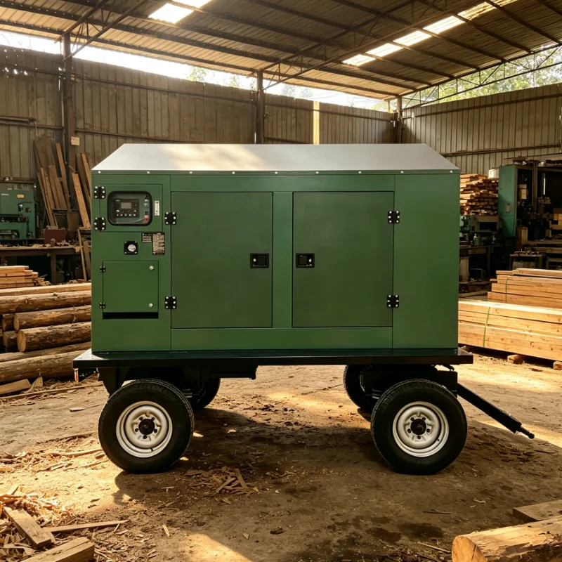 Customized High Quality 8-30kW Diesel Generator 1800rpm Speed 60Hz Water Cooled Three-Phase Silent Generator Set