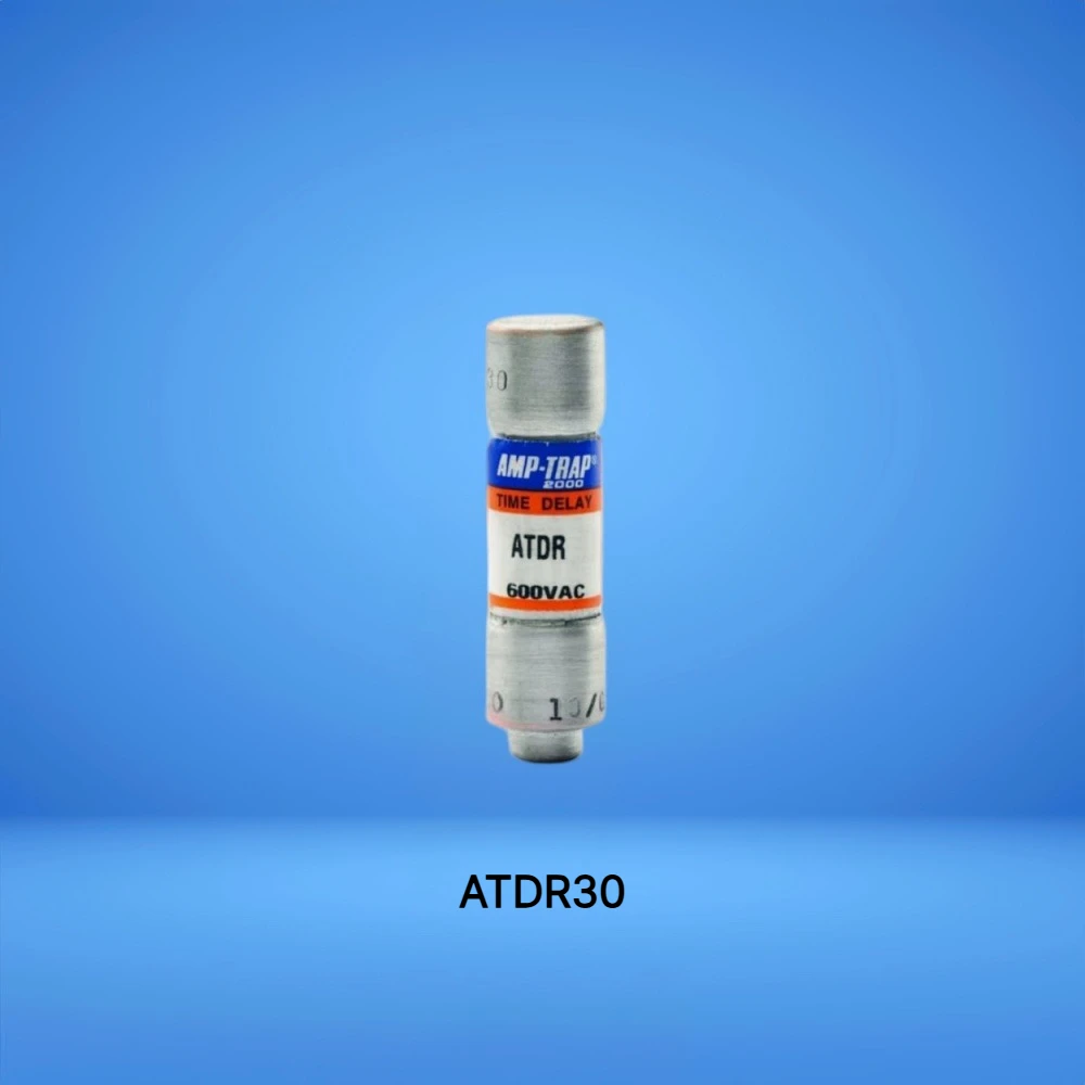 ATDR30 Class CC Time-Delay Current Limiting Cartridge Fuse 30A 600VAC 300VDC Motor PLC Circuit Protection 【10-Pack】 OEM