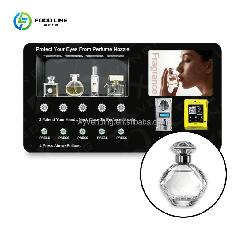 

Popular Retail Perfume Spray Automatic Perfume Spraying Vending Machine Fragrance Vending Machine With Credit Card Coin Operated