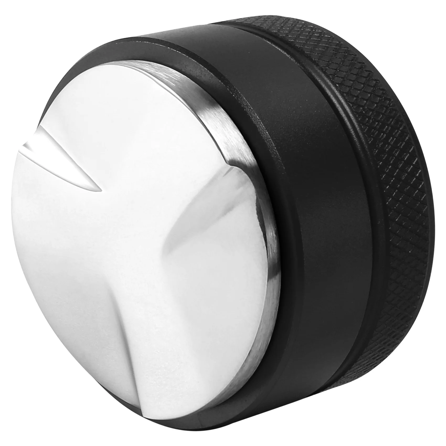 Espresso 304 Stainless Steel Coffee Distributor Leveler Tool Coffee Tamper with Three Angled Slopes 49mm GSY