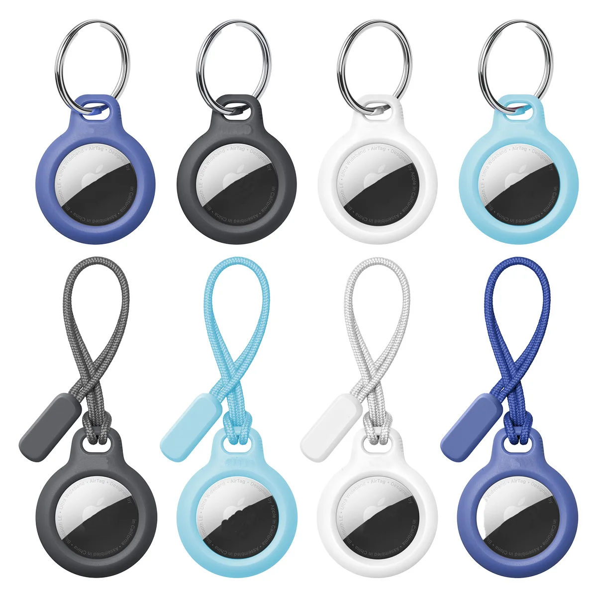 Детали для этикеток Apple, защитный брелок с ремешком, для ключей, чемоданов Детали для этикеток Apple, защитный брелок с ремешком, для ключей, чемоданов