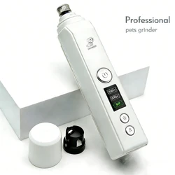 Professional Dog Nail Grinder Electric Pet Nail Trimmer Painless Paws Grooming Machine for Small Medium Large Dog Cats Low Noise