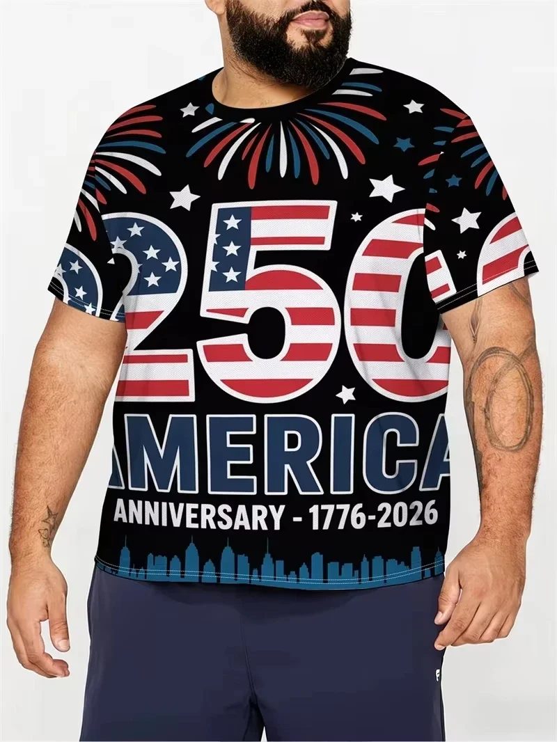 3D Print American Flag Eagle Pattern T-Shirt For Men Women America USA Tees Short Sleeve Sport Casual O-Neck Tops Unisex T Shirt