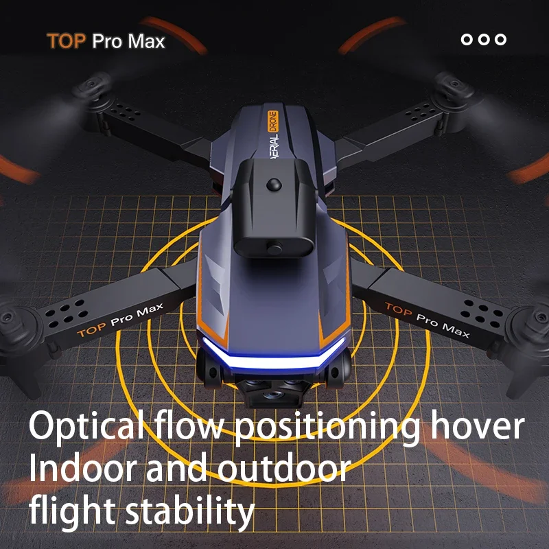 P18 Drone 8K GPS HD Triple Camera Optical Flow Positioning Obstacle Avoidance HD Photography Foldable Quadcopter Drone Toys