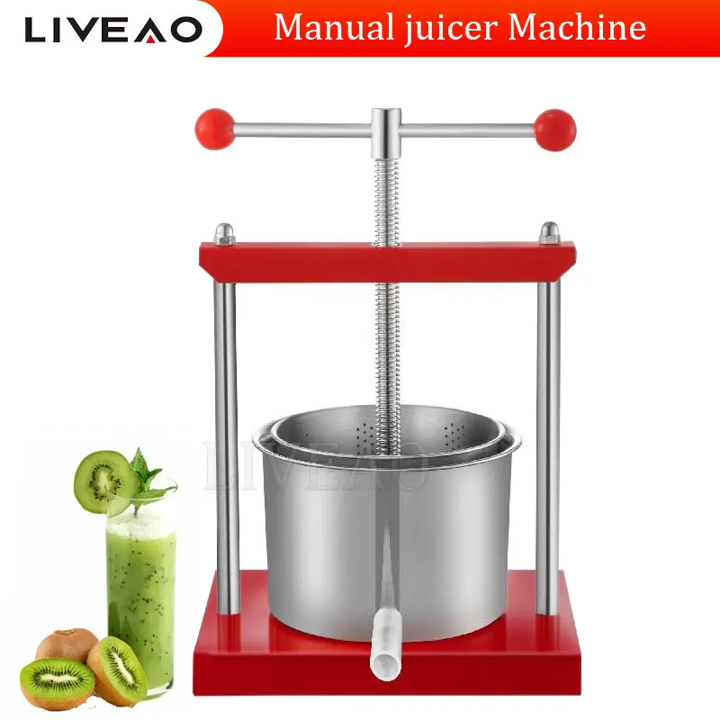 

Manual Orange Lemon Citrus Press Juicer Extractor Stainless Steel Hand Fruit Juice Wine Separator