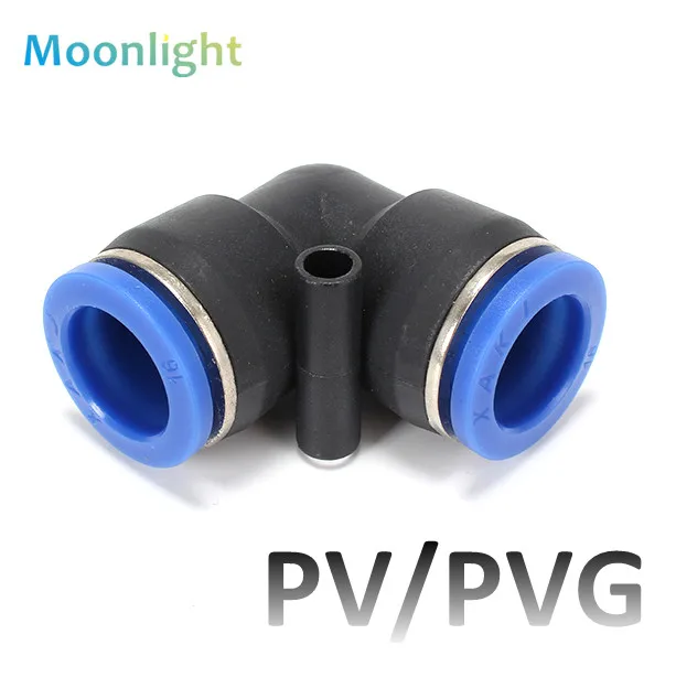 1pcs Blue PV PVG Pneumatic Fitting Pipe Connector Tube Air Quick Fittings Water Push In Hose Couping 4mm 6mm 8mm 10mm 12mm 14mm