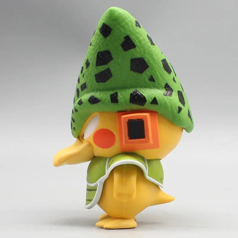 LCK01 Psyduck Cos Cell Action Figure Anime Dragon Ball Z Figuras DBZ Manga Figurine GK Statue Model Doll Peripheral Toys GiYh1@！