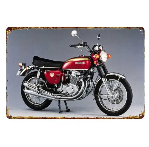 1969  CB750 Motorcycle Metal Poster Tin Sign 20x30cm