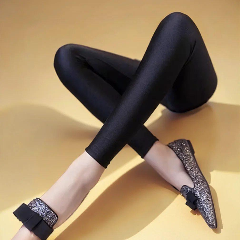 Leggings For Woman Seasons Polka Dot Pattern Cropped Newest Workwear Light Gray Style Harajuku Green Leisure Stripe Printing Ol