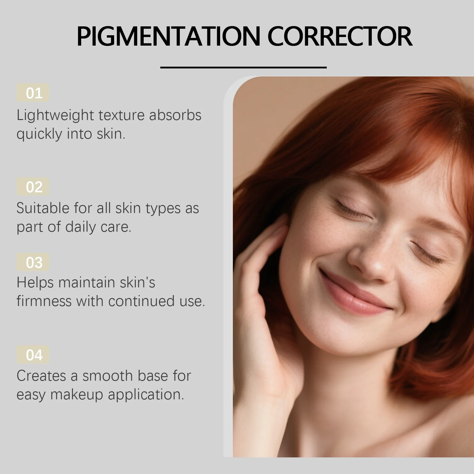 جوهر العناية بالوجه يغذي البشرة بلطفًا، ويحسن لون البشرة ويحسن جوهر العناية بالبشرة
