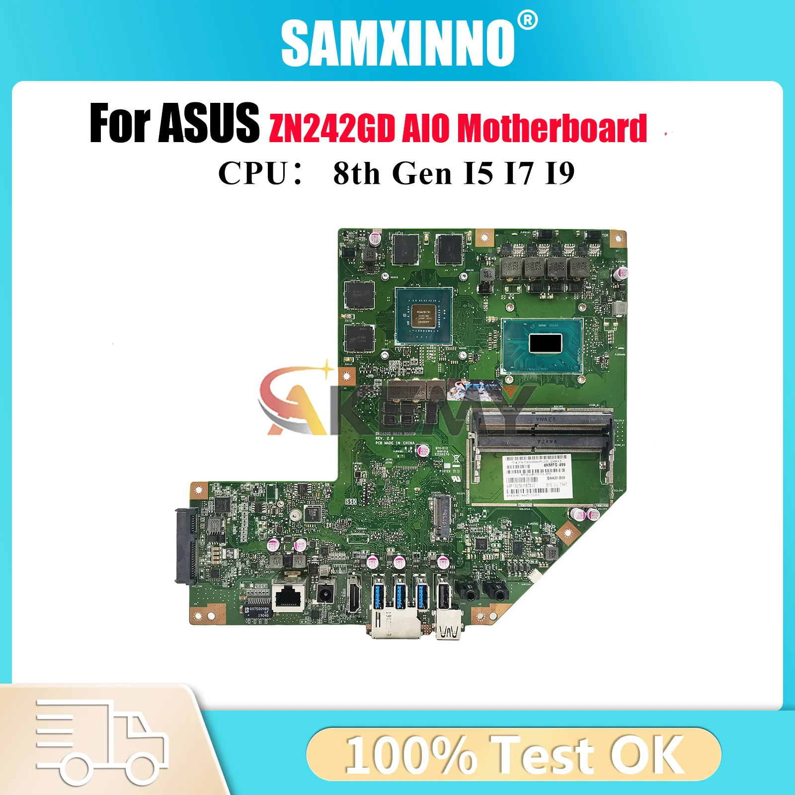 

ZN242GD Motherboard For ASUS Zen AiO ZN242G ZN242GD Mainboard With I5 I7 I9 CPU 100% tests OK fast shipping stk