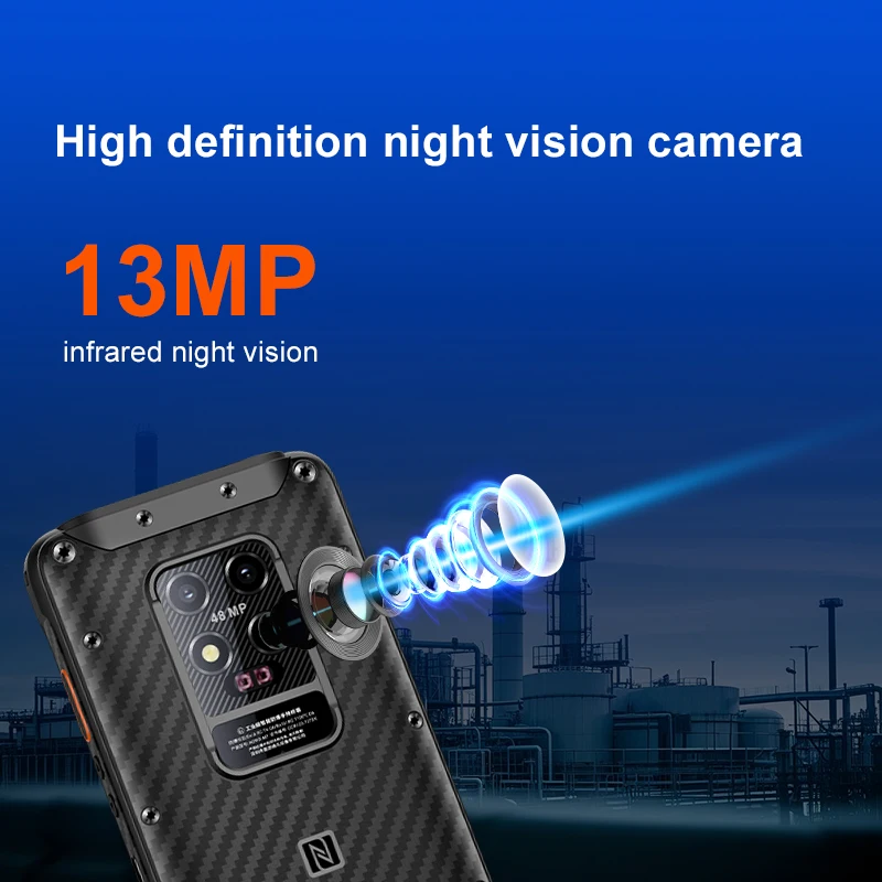 Aoro M7 HD + 720*1440 Android 14 Octa Core 5800mAh VHF & UHF 2W วิทยุ Walkie Talkie Atex DMR Walkie Talkie
