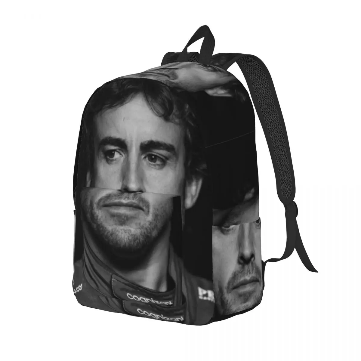 Fernando Alonso Car Lover Classical Backpack Sports High School Hiking Travel Daypack for Men Women College Canvas Bags