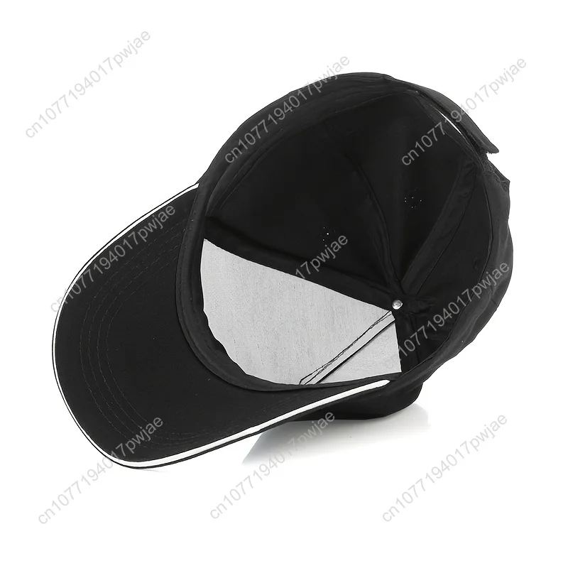 قبعة بيسبول للرجال من Back to the Future Marty McFly & Doc Brown Iconic Logo - نسخة طبق الأصل من الفيلم المستوحى رسميًا، قابلة للتعديل One Si