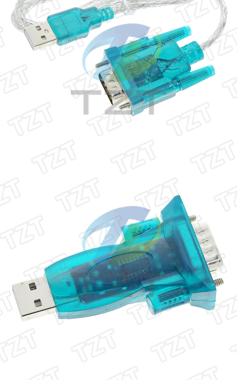 TZT 1/3PCS HL-340 Neuer USB-zu-RS232-COM-Port Serieller PDA FT232 9-Pin DB9 Adapter unterstützt WIN7 Kompatibel mit CH340 – Detail 6