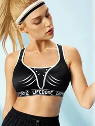 Push up Minimizer Bra Women's High Strength Plus Size Thin Cup Wirefree Sport Yoga Support 90 95 100 105 B C D E F G