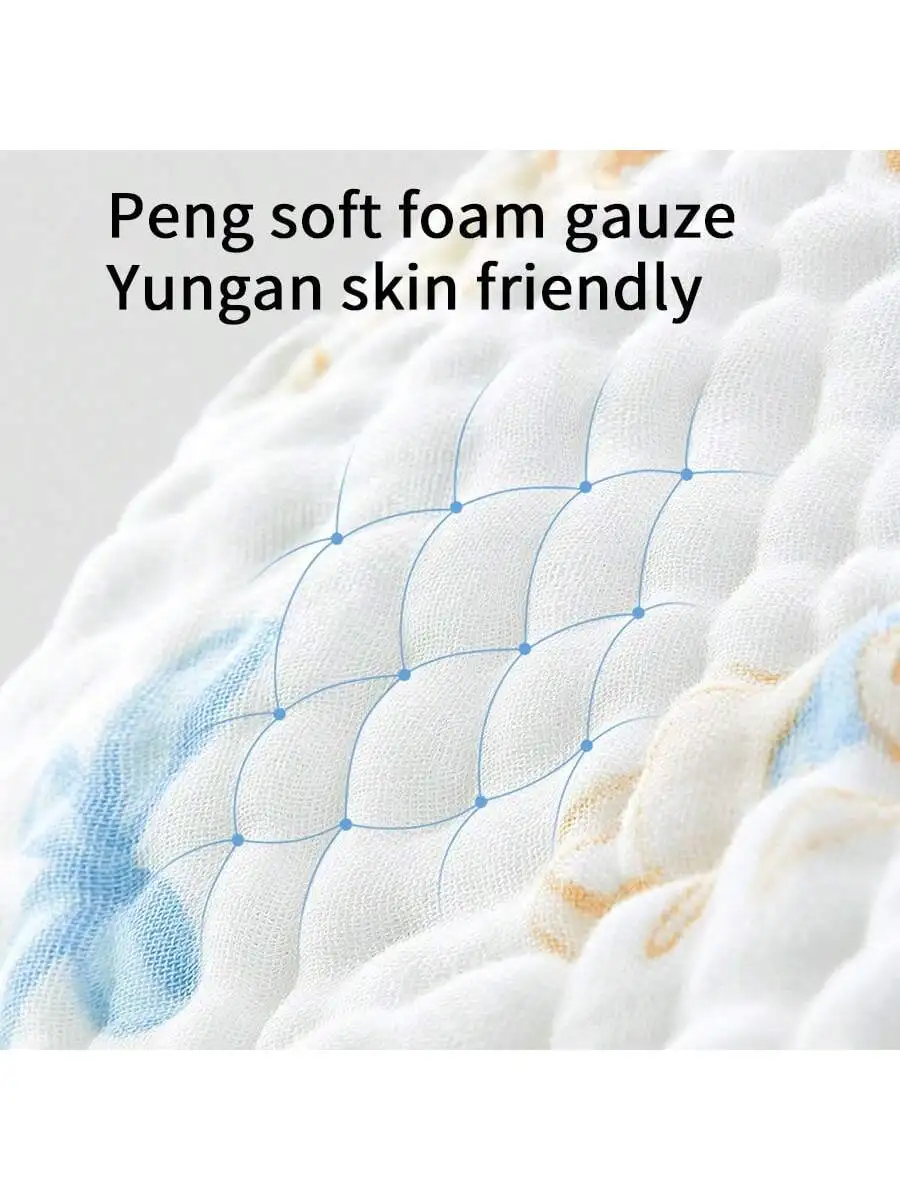 ベビーよだれタオル4枚、超ソフトな新生児用小さな正方形タオル - フェイスタオル、子供が手を拭くためのガーゼ正方形タオル、多目的 - 洗える、色落ちしない、ベビーシャワーギフトに最適。