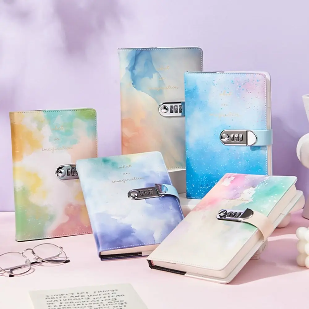 240 Pages A5 Journal Notebook Protecting Secrets Thickened Diary Book Waterproof PU Leather Student Notepad