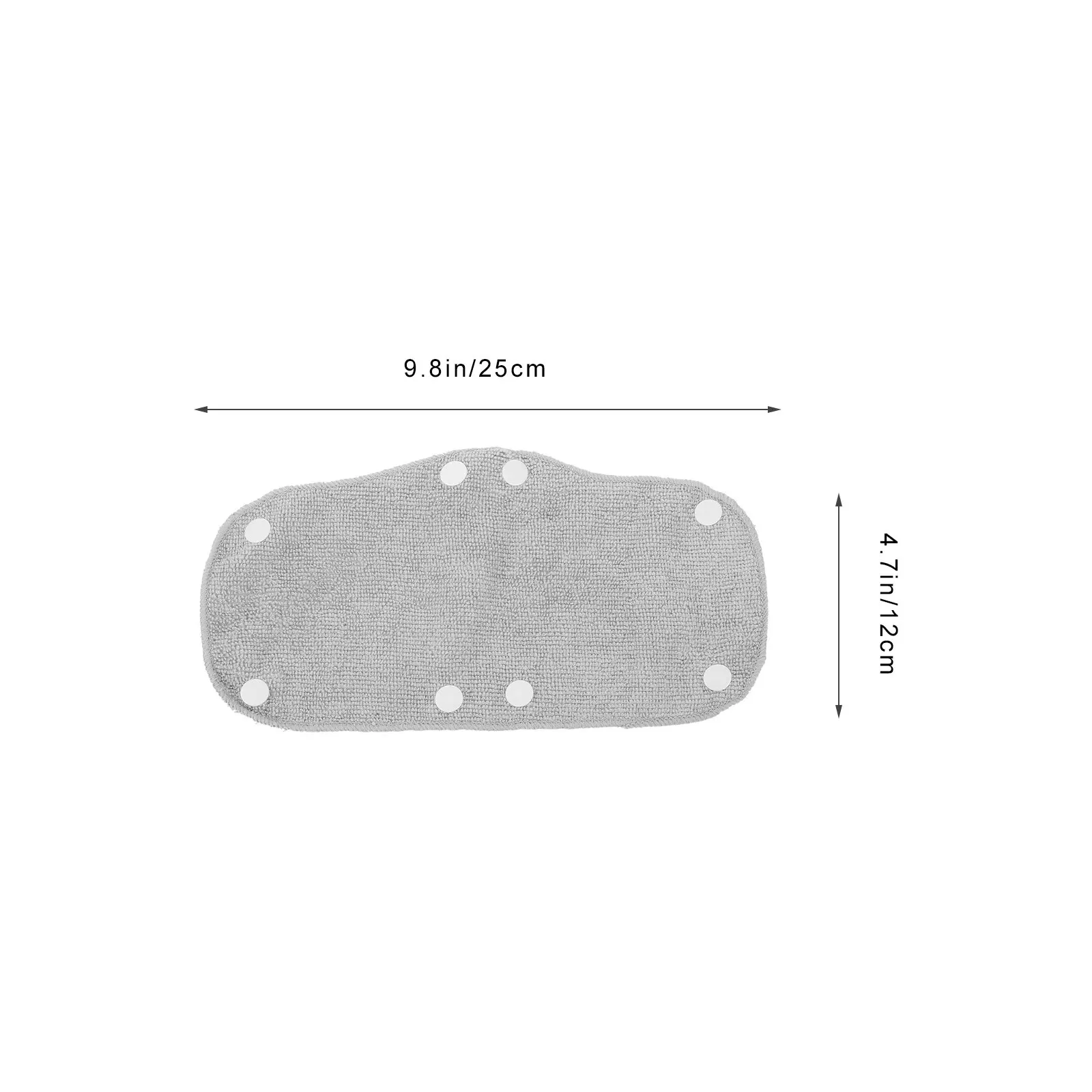 4Pcs Hard Hat Sweatband Dark Gray Sweat Absorber Liner Breathable Comfort Fit with 8 Snap Fasteners Sweatband for Safety
