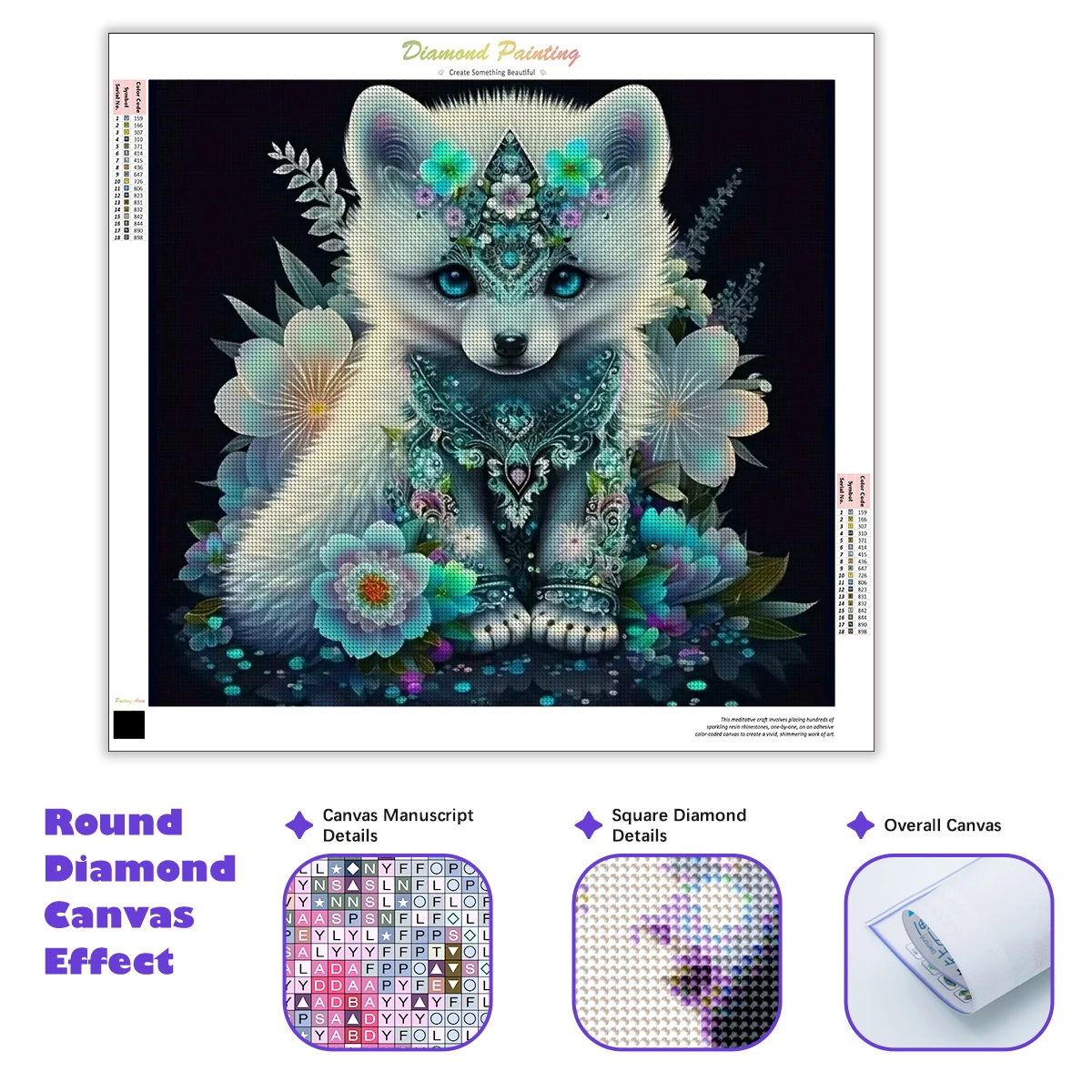 RUOPOTY Diy Diamond Painting Dog Animal Diamond Art Full Round Diamond Embroidery Decorations For Home Decors Gift