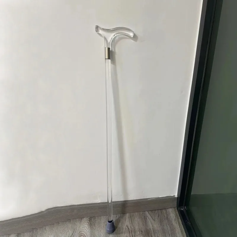 Customized acrylic crystal transparent luxury hand crutches are suitable for those who are unwell.
