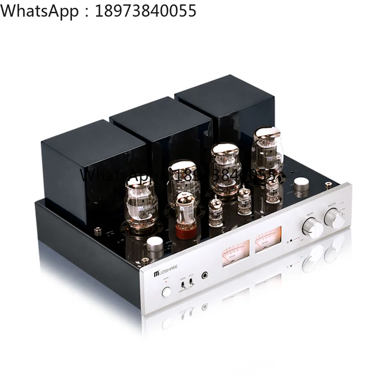 

OQ-019 MUZISHARE X7 Integrated Vacuum Tube Amplifier KT88x4 AB1 Push-pull Amp 25~45W TR~UL Switch 110V/220V MM PhonoMUZISHARE X7