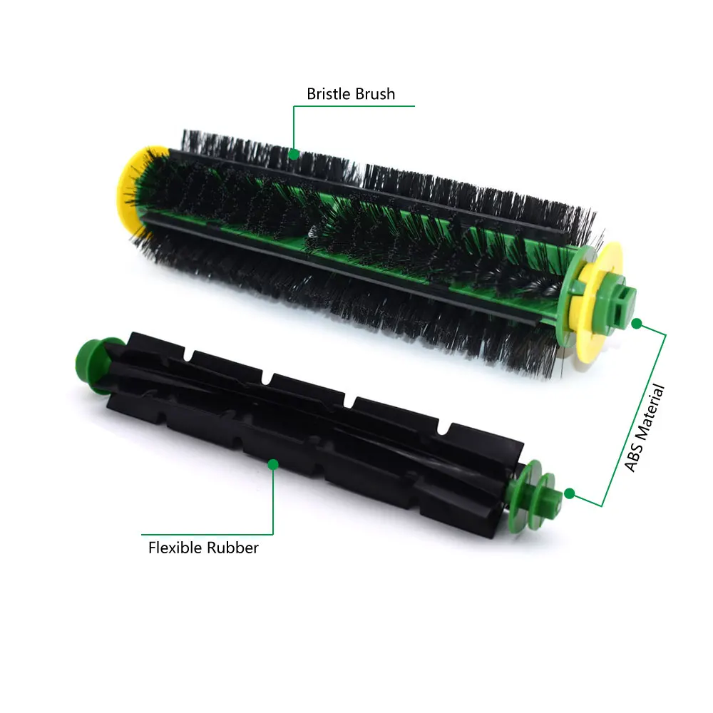 Para iRobot Roomba Série 500 555 560 561 562 563 570 581 Aspirador de pó Hepa Peças do filtro do rolo lateral Escova Rodas Acessórios