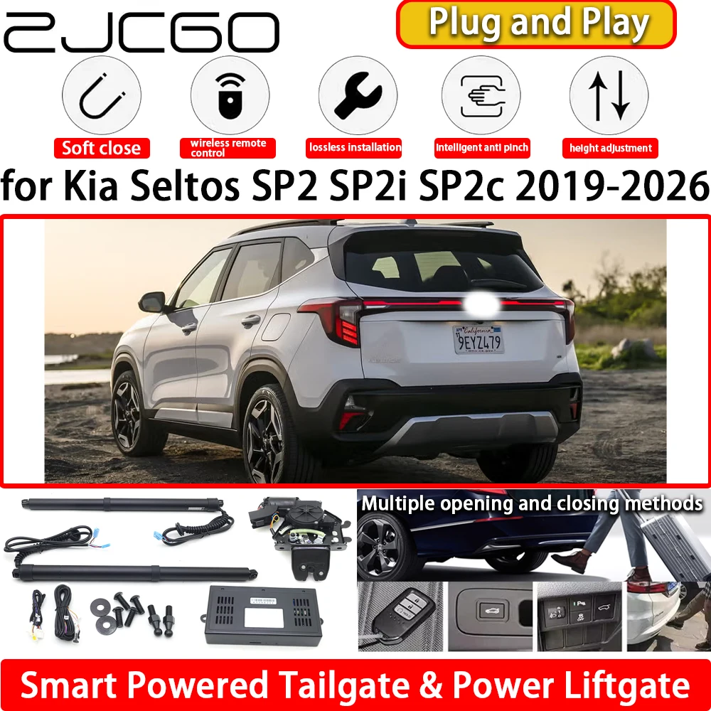 

ZJCGO for Kia Seltos SP2 SP2i SP2c 2019-2026 OEM Automatic Electric Powered Tailgate Power Liftgate Tail Gate Lift Kit System