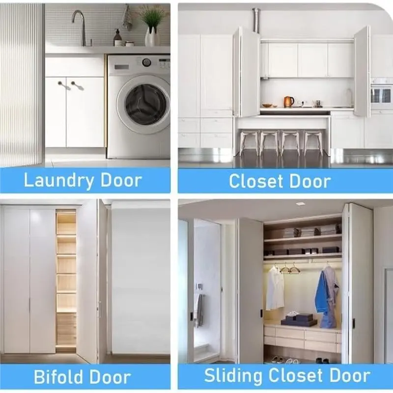 A27F-Bifold Door Hardware Kit With Track, Top & Bottom Pivot