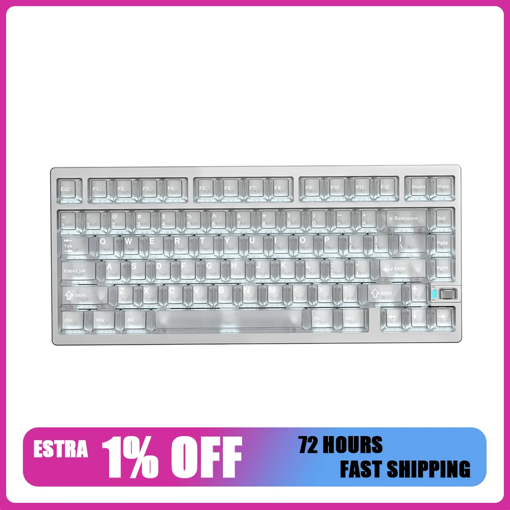 WEIKAV Nut75 Wireless Keyboard The Delay Of 8K Return Rate Is As Low As 0.125MS E-sports Keyboard Esport Game Gift Accessory