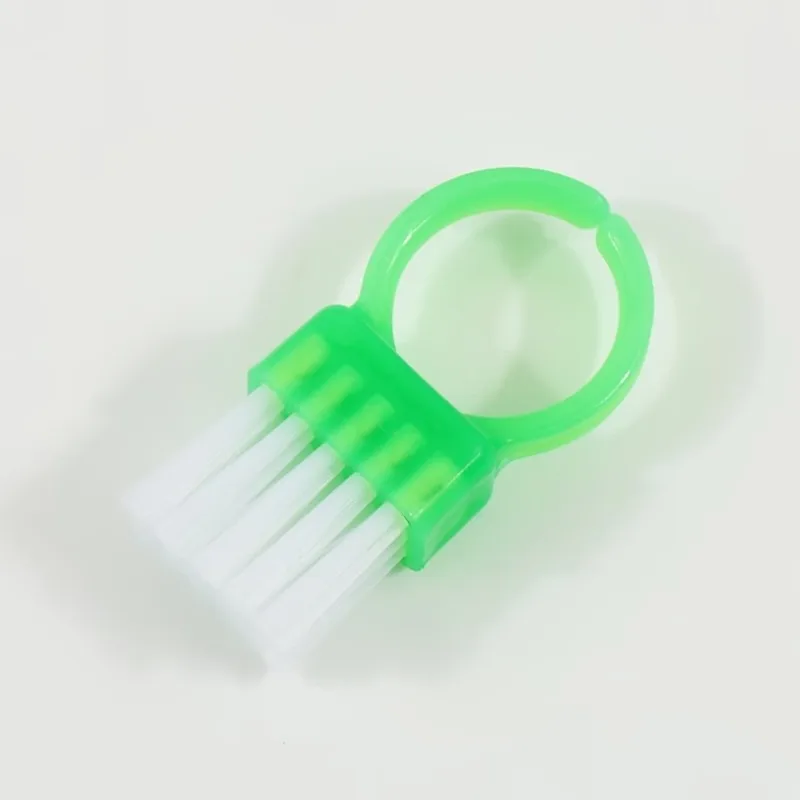 17 pcs Portable Nail Brush, Portable Finger Loop Design and Deep Clean Reach, ideal for Jewelry Cleaning, Random Color