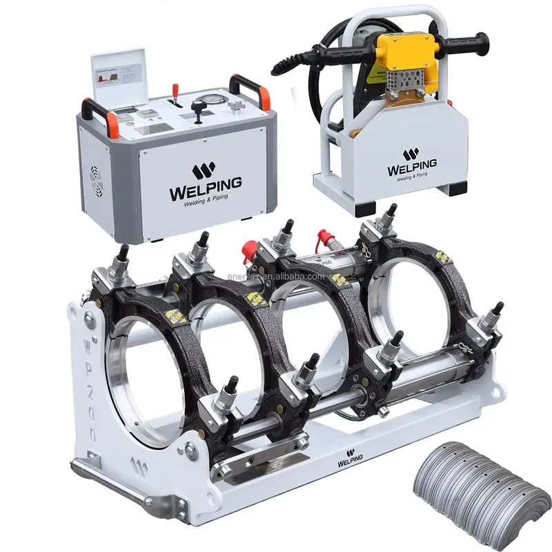 WELPING OEM/ODM HDPE Plastic Thermofusion Butt Welding Machine 63-200mm Core Component Fusion Welding Equipment