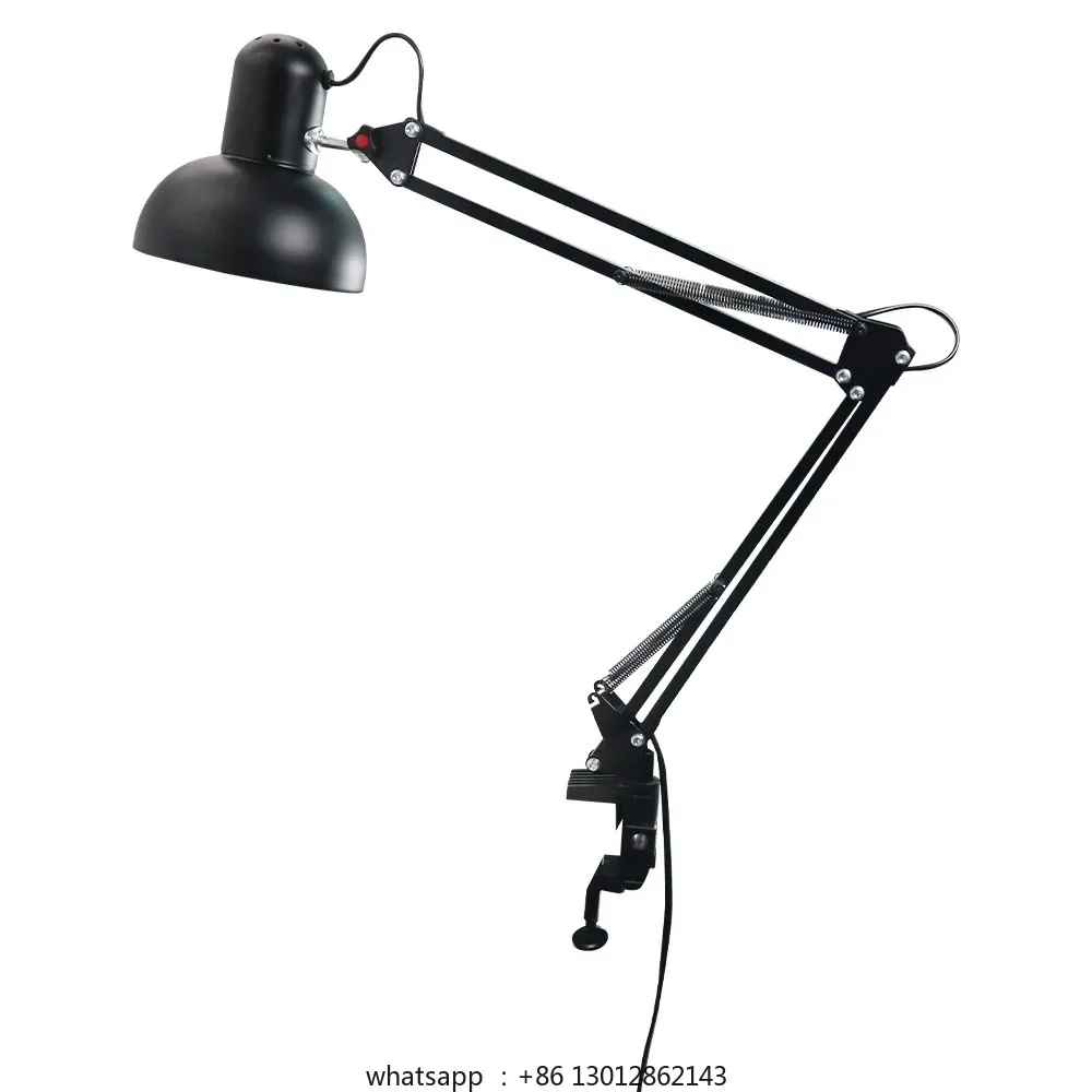 

Study Table Lamp with Clamp School Computer Desk Lamps Folding Office Light Manicure Room Desks LED Nail Gel Lights