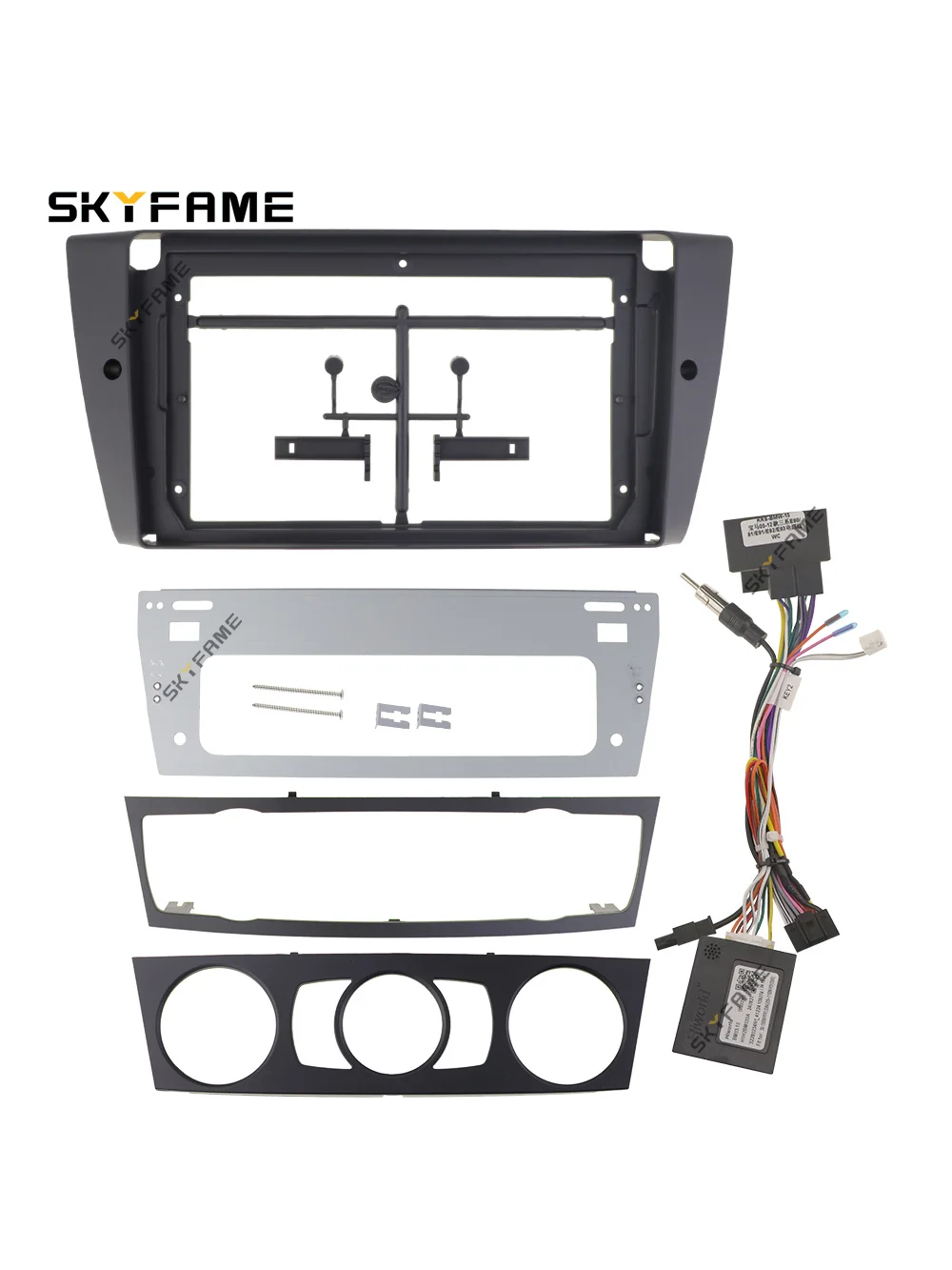 SKYFAME إطار السيارة فآسيا محول Canbus صندوق فك أندرويد راديو داش تركيب لوحة عدة لسيارات BMW 3 Series E90 91 92 93