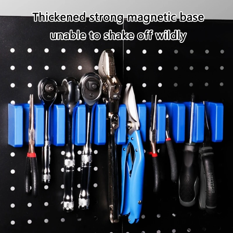 Heavy Duty Storage Rack For Garage Tools Wrench Pliers Screwdriver Wall Mounted Sturdy ABS Design