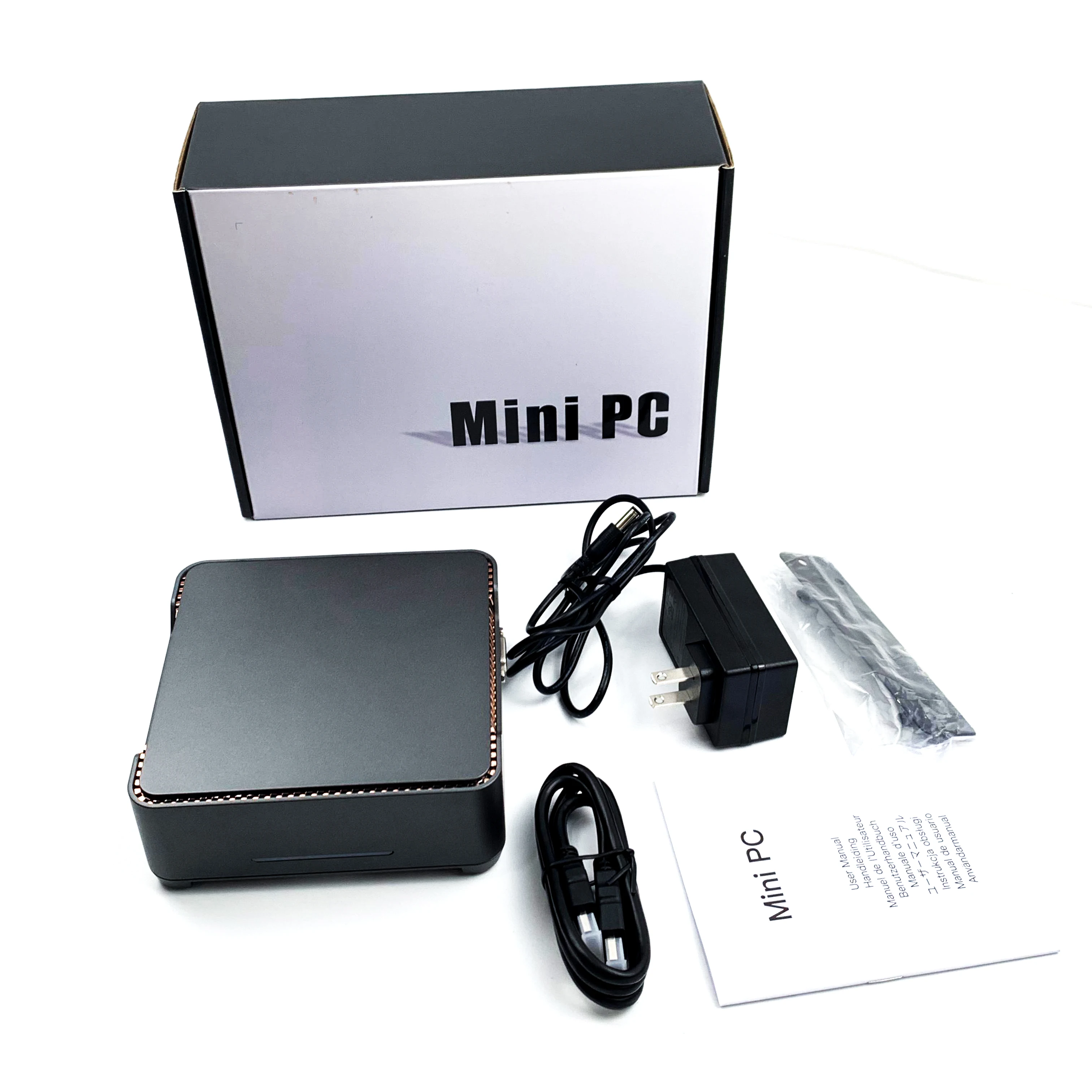 Wholesale price Mini Office Computer Mini PCs N95 N100 Support Win10 11 8GB 16GB Ram Dual HD-MI Gaming Mini PCs