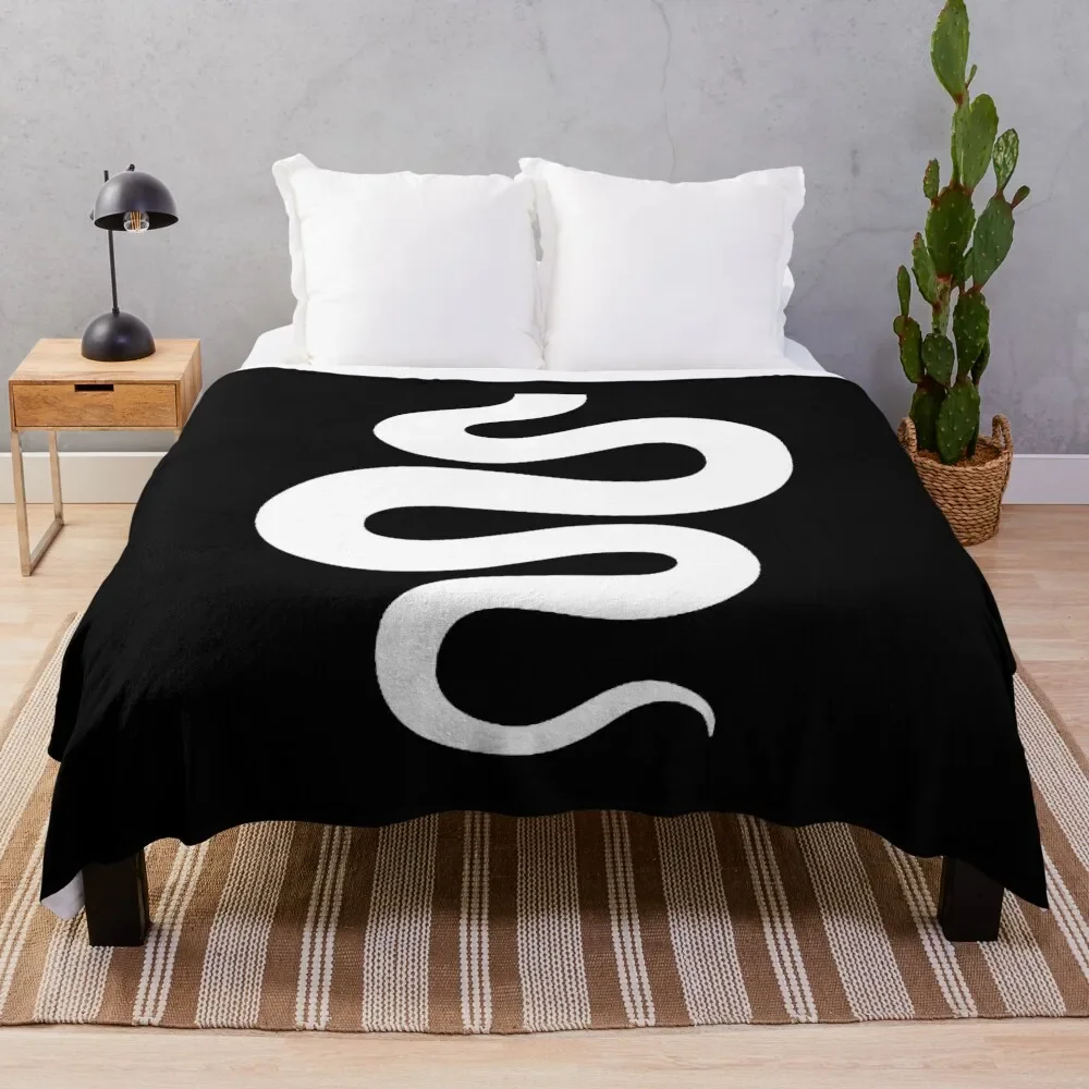 Sickick Sick Kick S!ck!ck white snake Throw Blanket All Weather Soft Throw Blanket for Sofa