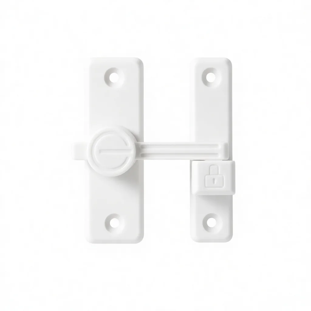 Home Security For Renters - 90 Degree Door Latch French Style