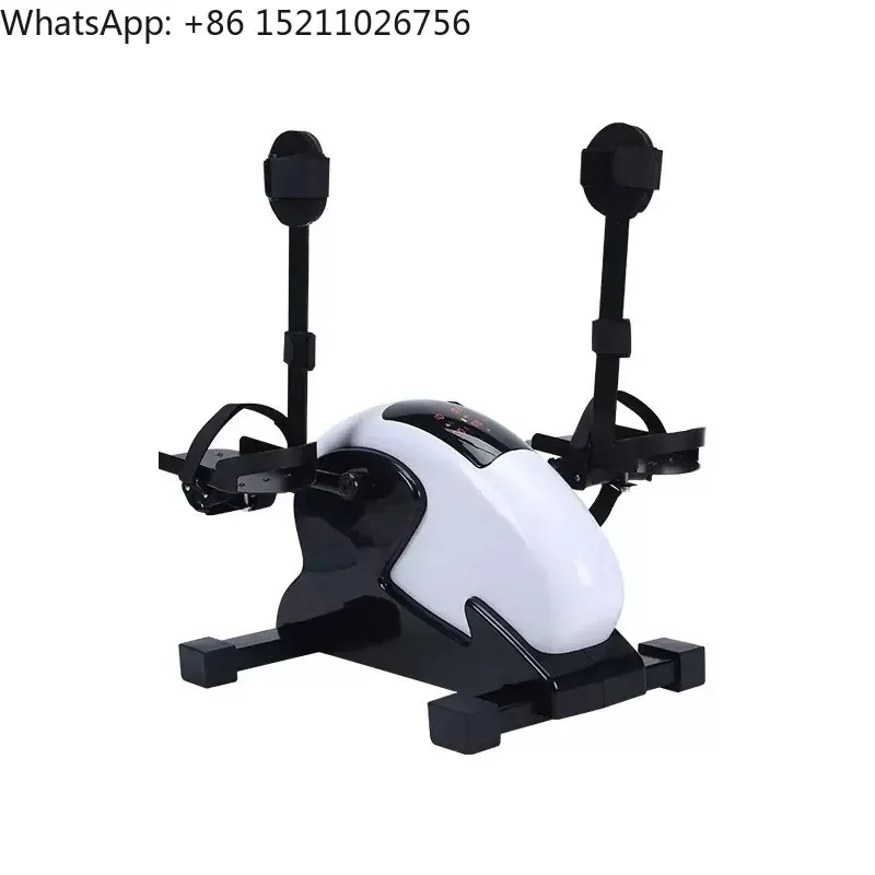 Disabled Arms and Legs Electric Physical Therapy Bike Rehabilitation Exercise Bike Mini Pedal Exerciser with Foot Boots