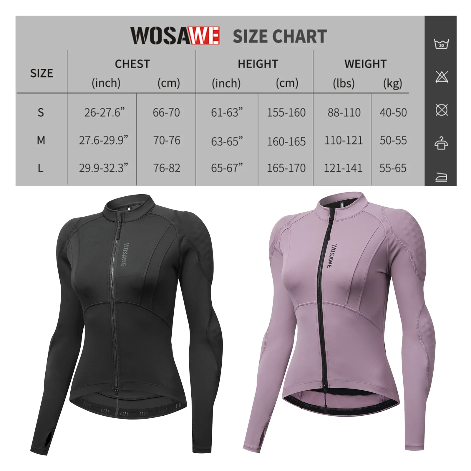 WOSAWE Women Motorcycle Jacket Pant Sets Slim Fit Body Shaping Breathable Motorbike Motocross Apparel with Shoulder Elbow Pads