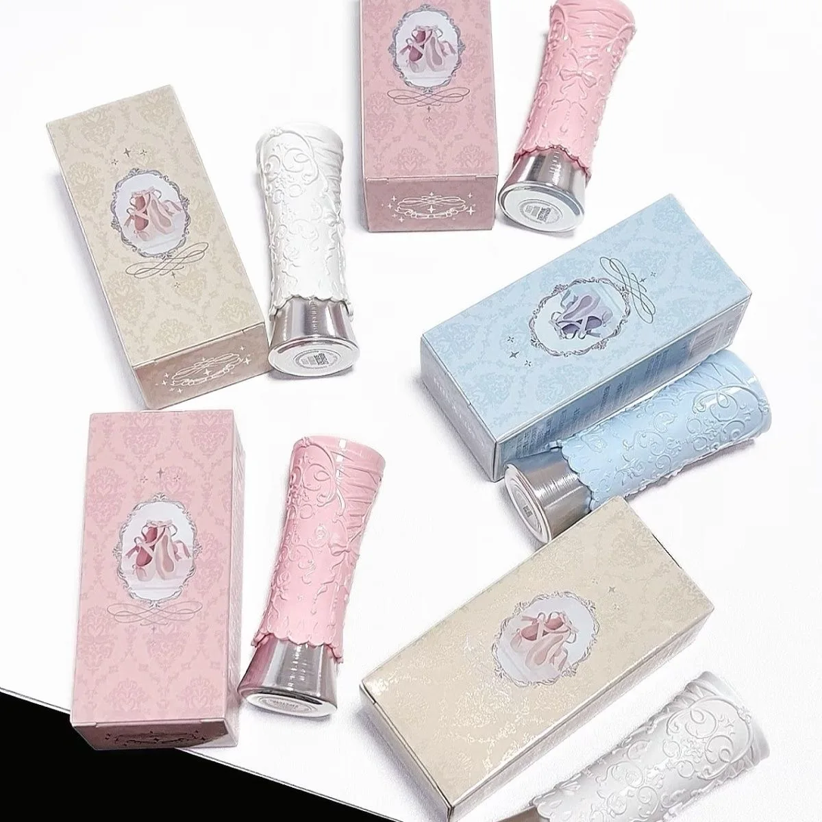 Flower Window Lippenstift Schwan Ballett Feste Lippenglasur Spiegel Lippenstift Vitamin Professioneller Lipgloss Feuchtigkeitsspendende koreanische Lippentönung